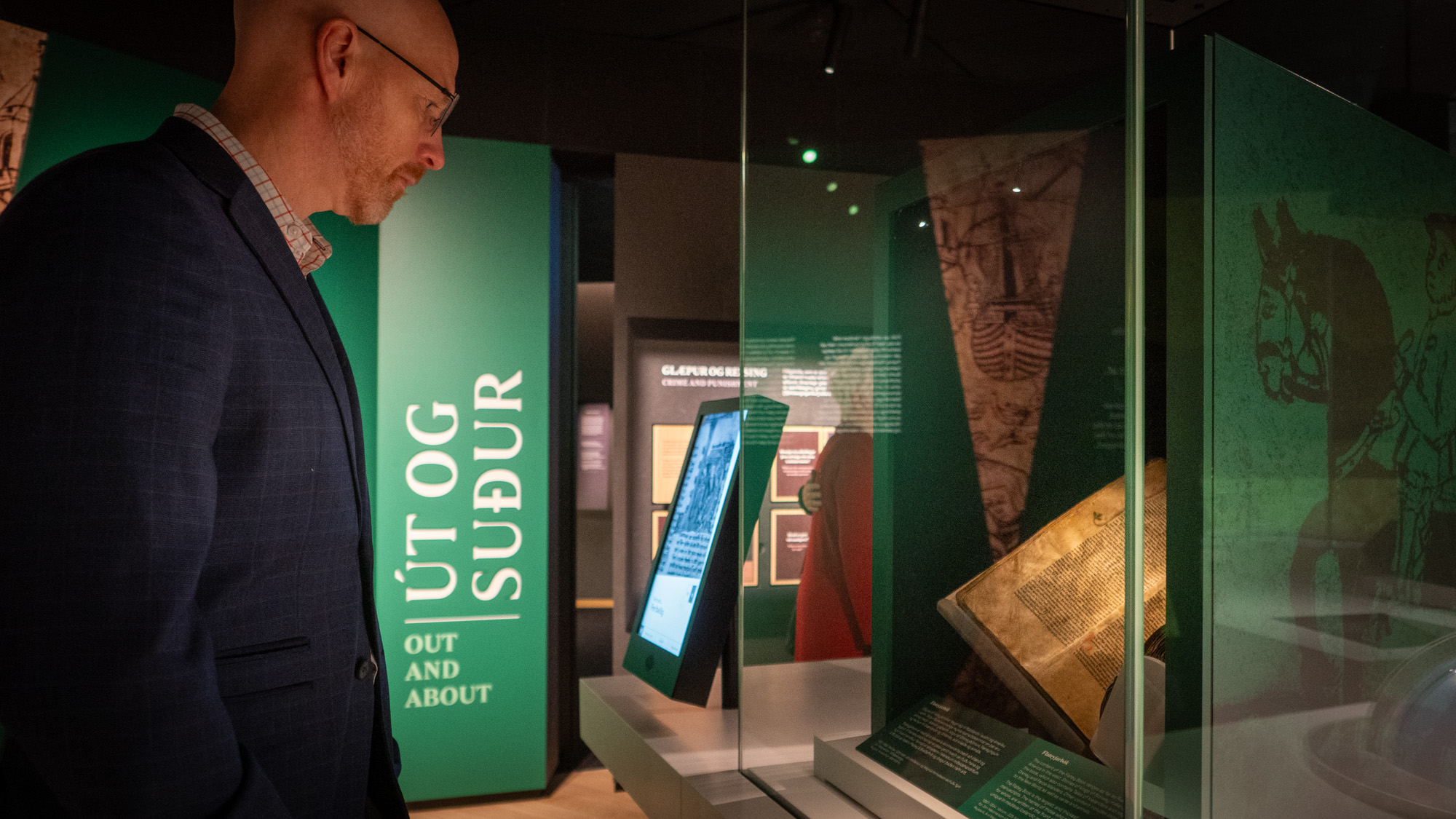 The World of Words exhibit